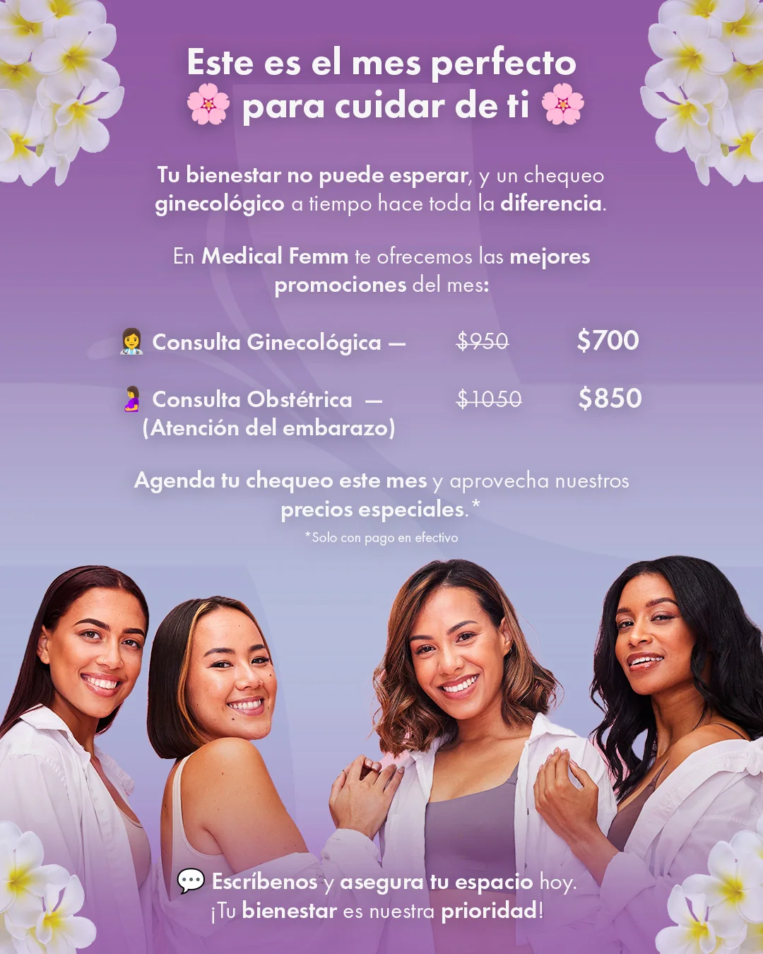 Promoción de consulta ginecológica y obstétrica